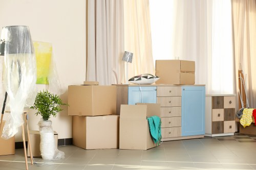 Moving truck ready for a local move in Blackheath