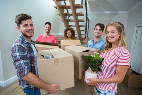 Commercial moving team planning a business relocation in Blackheath