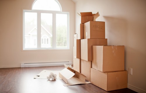 Local removals vehicle ready for a Blackheath flat or house move