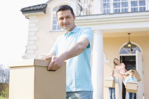 Careful loading of household furniture in Blackheath