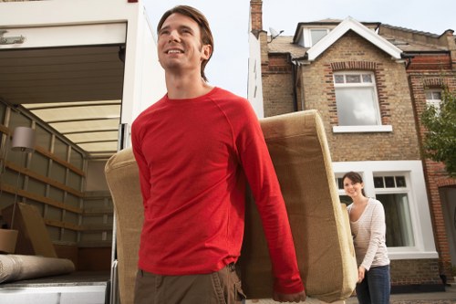 Moving van helping with a residential relocation in Blackheath