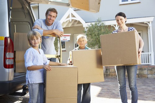 Domestic removal service handling furniture for a family home in Blackheath
