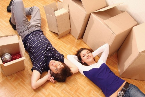 Careful loading of furniture during a Blackheath move