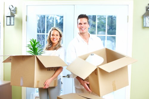 Packing and loading items into a removal truck for a Blackheath move