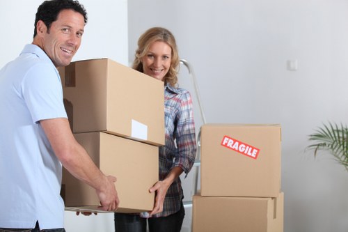 Careful furniture loading for a Blackheath man and van service