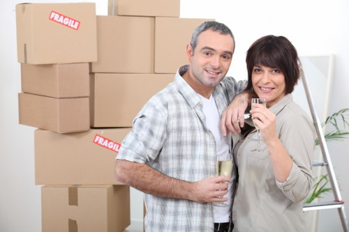 Careful loading of furniture for a house move in Blackheath